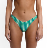 High Hip Bikini Bottom Verde Geo