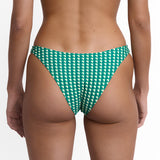 High Hip Bikini Bottom Verde Geo