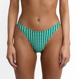 Thong Bikini Bottom Verde Geo