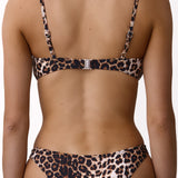 Bandeau Bikini Top Leopard