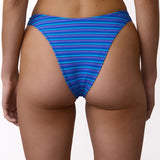 90’s High Bikini Bottom Sicily Stripe