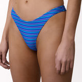 90’s High Bikini Bottom Sicily Stripe