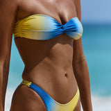 Thong Bikini Bottom Castro Ombre