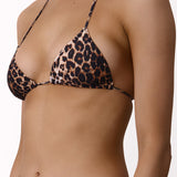 Triangle Bikini Top Leopard