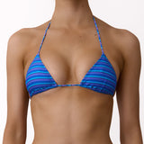 Triangle Bikini Top Sicily Stripe