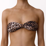 Twist Bikini Top Leopard