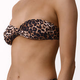 Twist Bikini Top Leopard