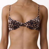 Underwire Bikini Top Leopard