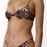 Underwire Bikini Top Leopard