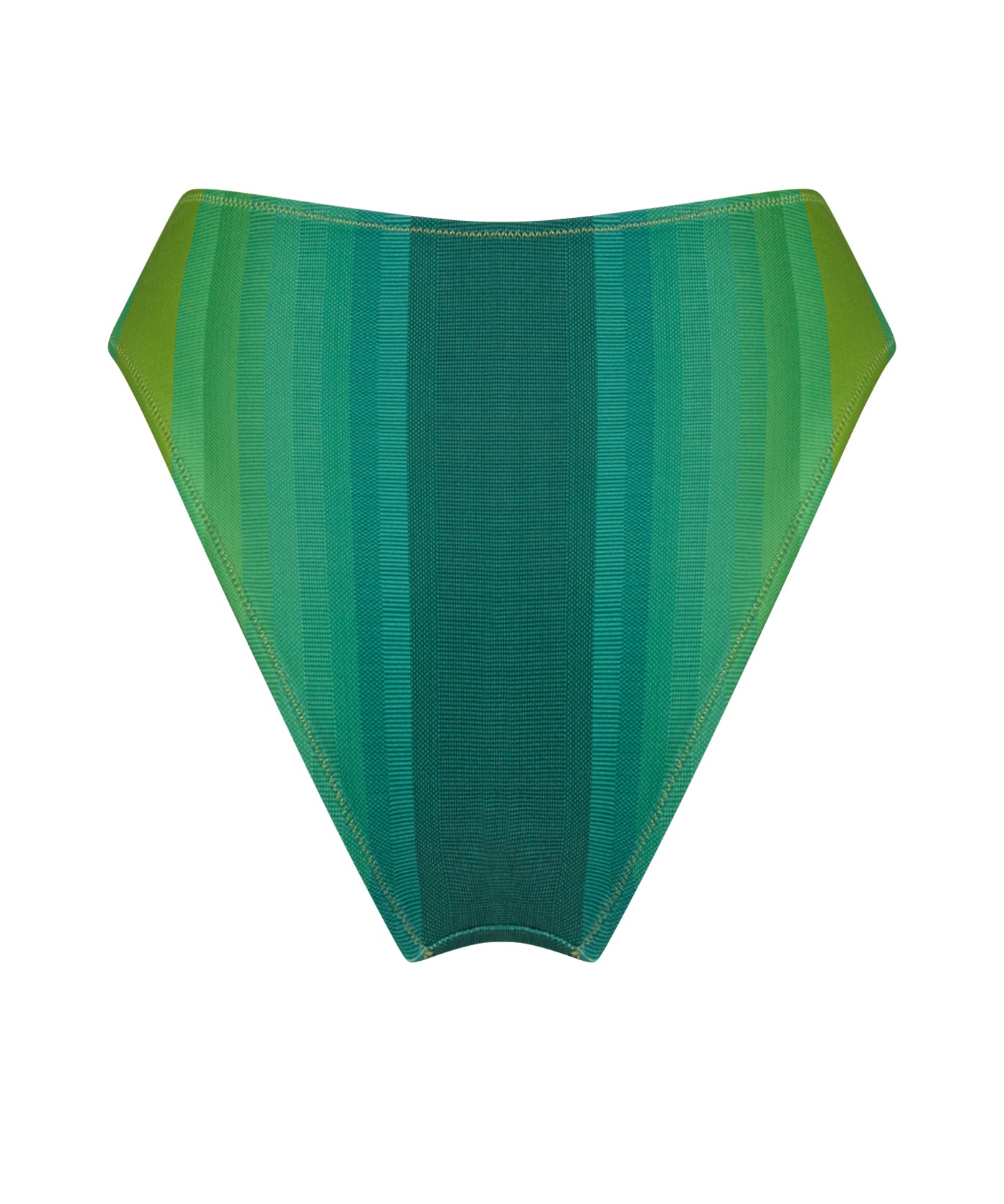 High Waisted Bikini Bottom - Verde