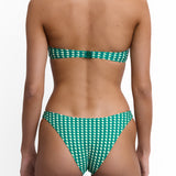 Twist Bikini Top Verde Geo
