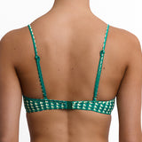 Underwire Bikini Top Verde Geo