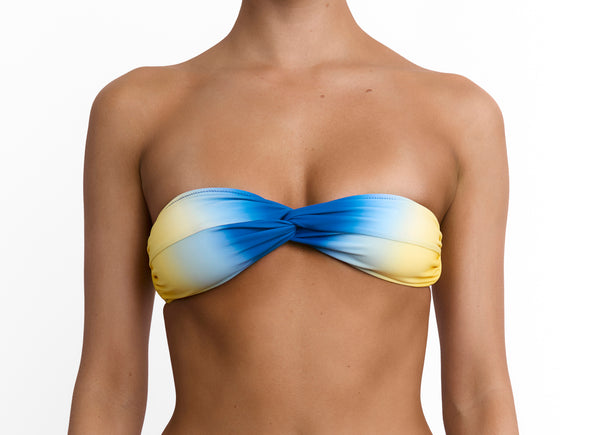 Twist Bikini Top Castro Ombre