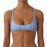 Bandeau Bikini Top Cove Check