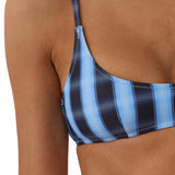 Bandeau Bikini Top Midnight Plaid
